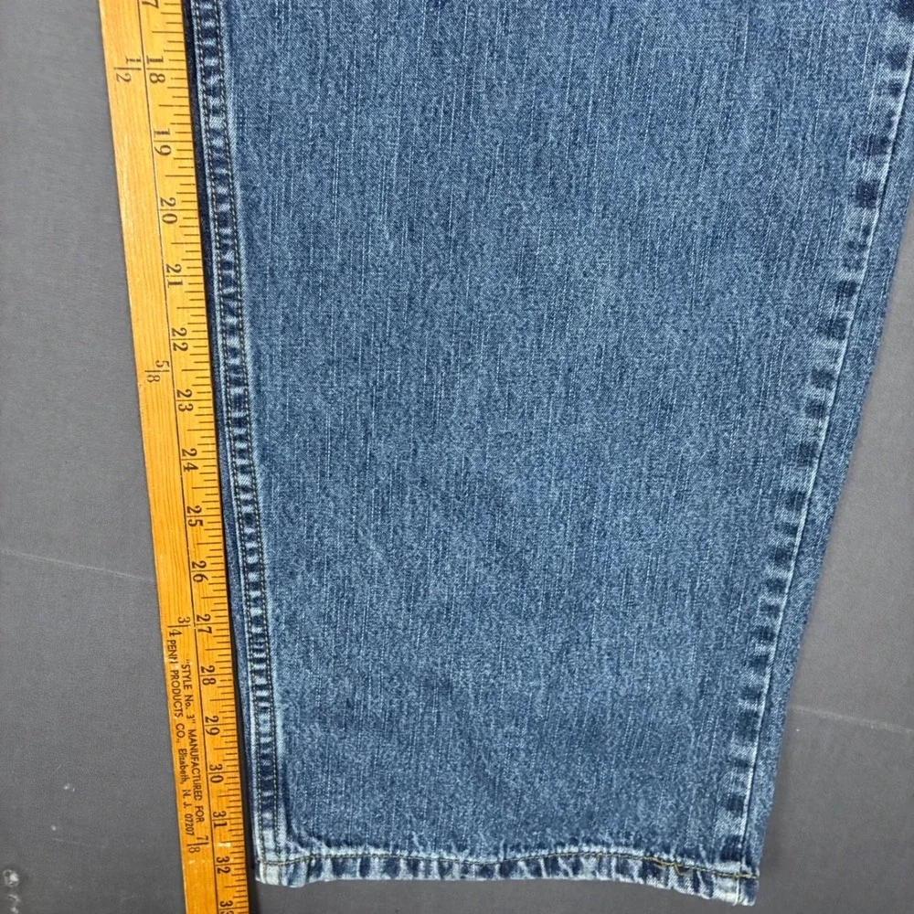 Y2K Machine Jeans Co Carpenter Denim Jeans Men's Size 32x32 Baggy Wide Leg